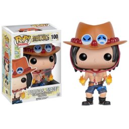 Figura Funko Pop One Piece Portgas D. Ace vinilo 9 cm multicolor