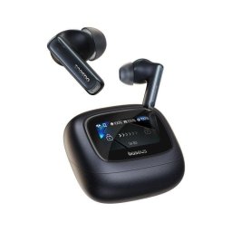 Auriculares Baseus Bowie M2s inalámbricos Bluetooth con Cancelación de Ruido, micrófono y pantalla en estuche, negros