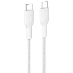Cable USB-C Belkin BoostCharge Pro CAB025HQ1MWH 240 W trenzado 1 m blanco