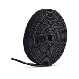 Organizador de cables StarTech.com HKLP7505B bobina de velcro 22,8 m negro reutilizable