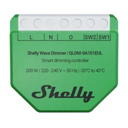 Relé Z-Wave Shelly Wave Dimmer Control iluminación Regulación inteligente Empotrable