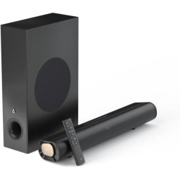 Barra de Sonido Creative Stage Pro 2.1 160W RMS Bluetooth HDMI ARC Subwoofer Negra Dolby Audio