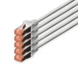Digitus Cable de Red S-FTP Cat. 6 LSZH 10m Gris 5 Unidades