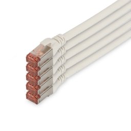 Digitus Cable de Red S-FTP Cat. 6 LSZH 10m Blanco 5 Unidades