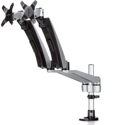 Startech ARMDUAL30 Soporte 2 Monitores Brazos Móviles VESA 75/100 Máx 18Kg