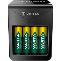 Varta Pack Cargador de Pilas AA/AAA 9V + 4 Pilas Recargables AA 2100 mAh