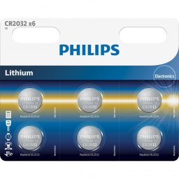 Philips Pack 3 Pilas de Botón Litio CR2032 3V