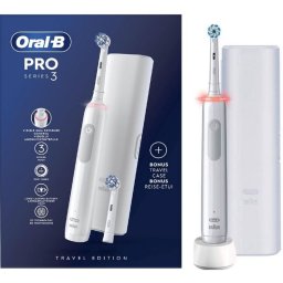 Oral-B Pro 3 3500 Cepillo de Dientes Eléctrico Blanco con Estuche