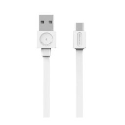 Cable USB Allocacoc 10452WT/USBMBC Micro-USB B 1,5 m Blanco Plano