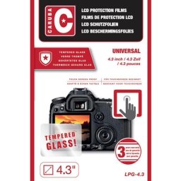 Protector de pantalla Caruba 4,3" vidrio óptico antirreflejos pack 2 unidades