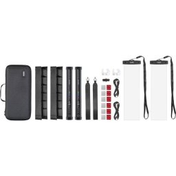 Unidad de flash Godox TL30 K2 RGB LED Kit doble Bluetooth portátil 36000 colores