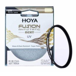Filtro de lente Hoya Fusion Antistatic Next UV 55 mm ultraplano antirreflectante