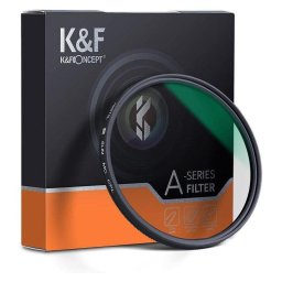 Filtro K&F Concept Nano A Series Slim CPL 62mm con recubrimiento antirreflejos