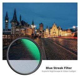 Filtro K&F CONCEPT Nano-X Blue Streak 67mm efecto anamórfico creativo
