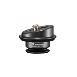 Placa de montaje Manfrotto Qr Gimboom Plate aluminio negro 3/8 y 1/4 pulgada 70 g