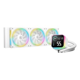 Refrigeración Líquida DeepCool LQ360 WH 360mm 3 Ventiladores RGB Multicolor