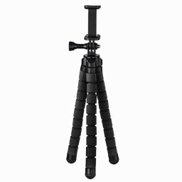 Trípode Hama Flex 26 cm para Smartphone y GoPro, patas flexibles, 300 g máximo