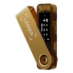 Monedero Ledger Nano S Plus USB Tipo C Negro Oro pantalla OLED cripto
