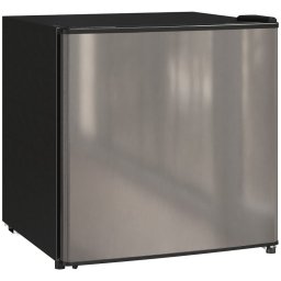 Homcom Mini Nevera 46l Clase E Con Ajuste Temperatura Y Puerta Reversible Plata