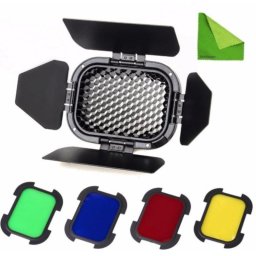 Accesorio Godox BD-07 Kit de Filtros de Colores para Flash AD200