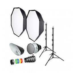 Bresser Set de Modificadores de Luz para Flashes Bresser