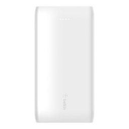 Belkin Boost Charge 30W Batería Externa USB-C Cargador Portátil con Cable 20000mAh Blanca