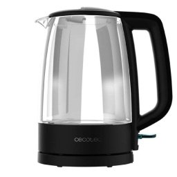 Hervidor Cecotec ThermoSense 320 Clear 1,7L 2200W vidrio borosilicato LED