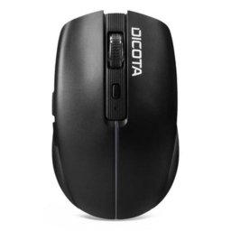 Ratón DICOTA D32044B Inalámbrico Bluetooth RF 1600 DPI Negro Recargable