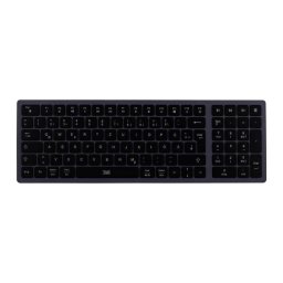 Teclado TnB Ultra Slim Bluetooth recargable QWERTY Español con teclado numérico