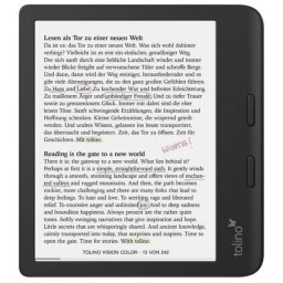 Libro Electrónico Tolino 4016621130183 7" WiFi Bluetooth resistente al agua