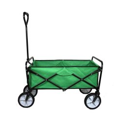 Carretilla de Jardín MonsterShop Plegable 120 kg Funda Impermeable y Guantes