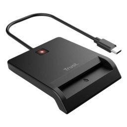 Lector de tarjetas inteligente Trust 26253 USB-C Compacto Negro