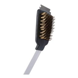 Cepillo Limpia Barbacoas BBQ Kinzo 2 en 1 con Mango Extralargo 44 cm