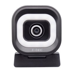 Cámara web i-tec SOLOMON 700 STREAM 4K con anillo de luz LED
