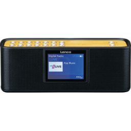 LENCO PDR-045BK - Radio DAB+/FM, pantalla TFT, Bluetooth, batería