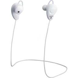 LENCO EPB-015WH - Auriculares, in-ear, Bluetooth, blanco