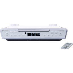 LENCO KCR-150WH - Radio de cocina, FM, reproductor de CD, Bluetooth, sumergible