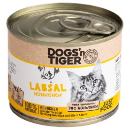 Dogs'n Tiger Senior 12 x 200 g comida húmeda para gatos - Pollo