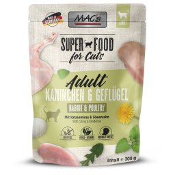 MAC´s Cat Pouch 6 x 300 g - Conejo y ave