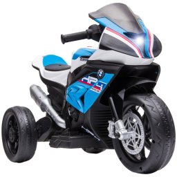 Homcom Moto Eléctrica con Licencia BMW HP4 6V Azul para Niños de +18 Meses