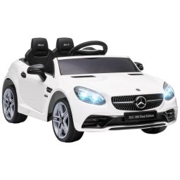 Aiyaplay Coche Eléctrico con Licencia Mercedes SLC 300 Para Niños de 3-6 años 6V Blanco