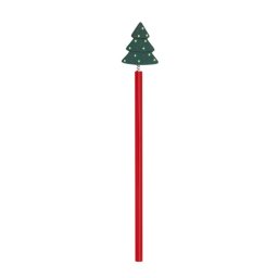 Lápiz De Madera Lirex Con Diseño Árbol Navideño