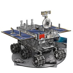 Puzzle 3D Jade Rabbit Lunar Rover 53 piezas 13,8x13,8x11,4 cm Dam Electronics