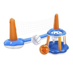 Juego Hinchable Voleibol y Baloncesto para Piscina Dam Electronics PVC