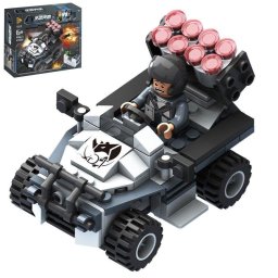 Mini carro de artillería militar Dam Electronics 122 piezas, termoplástico, compatible