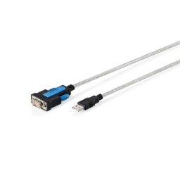 Cable Adaptador USB a RS232 Digitus DA-70170 1,8 m con Chipset FTDI Integrado