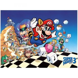 Pyramid Lienzo Super Mario Bros 3 Art 30x40cm