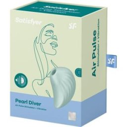 SATISFYER Pearl Diver Estimulador Vibrador Verde 1ud