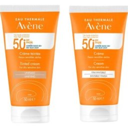 Avene Avène Pack Crema con Color SPF50+ 50ml + Crema Solar Piel seca SPF50 50ml