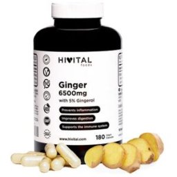 Hivital Foods HIVITAL Jengibre 6500 mg 180 cáps